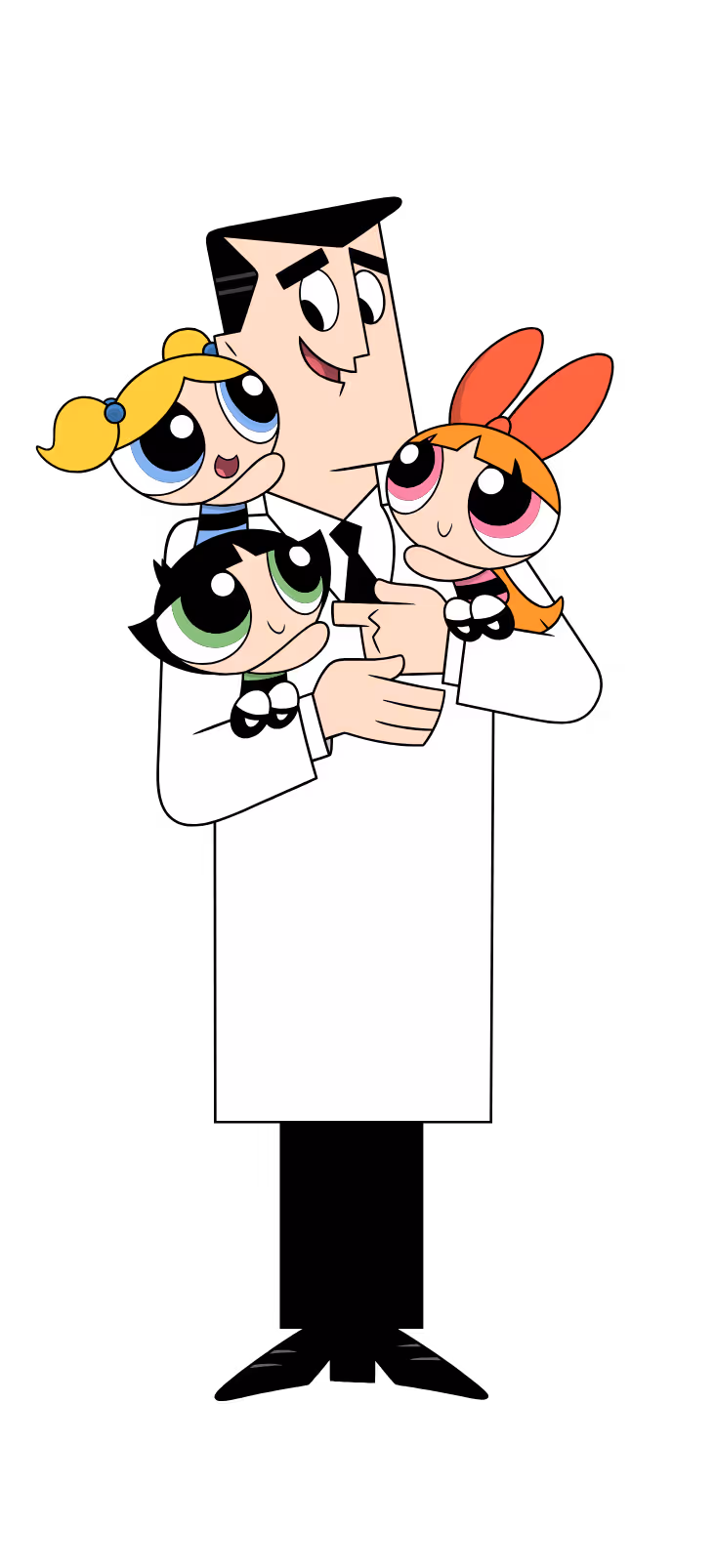 Professor com personagens do Mundo Alfabeto